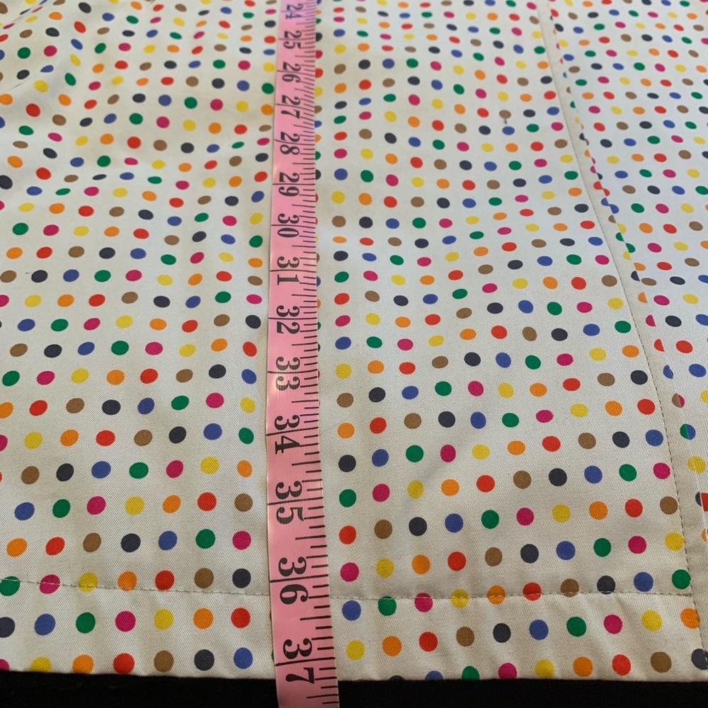 PAUL SMITH Blue collection ladies 100% cotton size 10 Polka Dot coat GUC - Picture 12 of 15